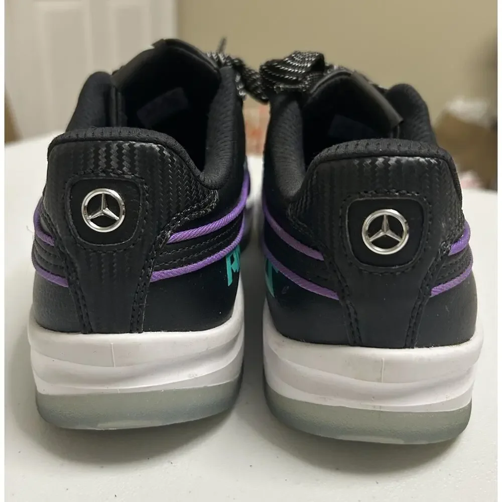 RARE Men’s Puma X Mercedes AMG Petronas GV Silver Arrows Black Sneakers (8.5)